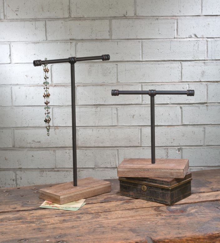 Ornament Displays - Industrial T Bar - Set of 2