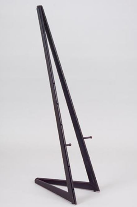 Floor Easel - Adjustable Black Wood 72"