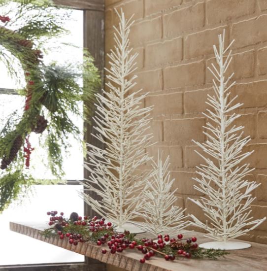 Display Trees- White Metal Trio