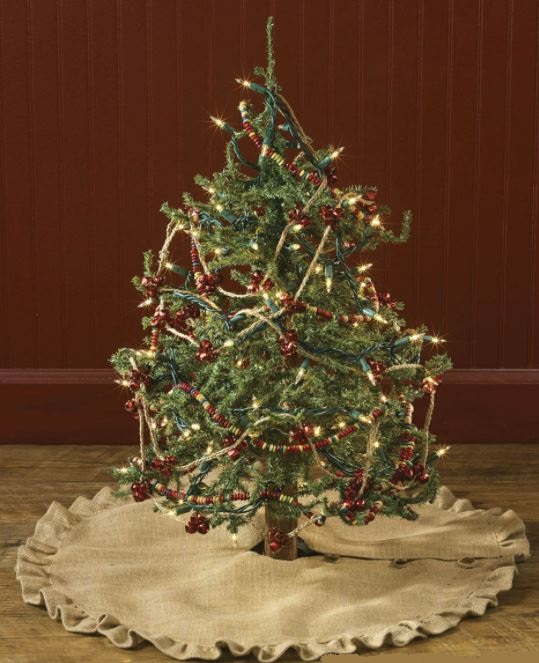 Tree Skirt - Jute Burlap 24"