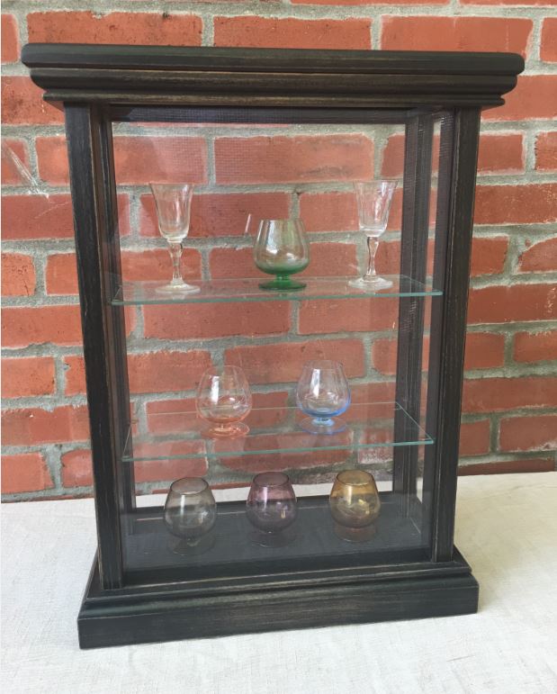 Shot Glass Display Case - Premium 3 Shelved