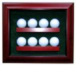 Golf Ball Display Case - Premium for 8 Golf Balls