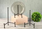 Plate Holders - Modern Black Tripod Easels - Set of 4